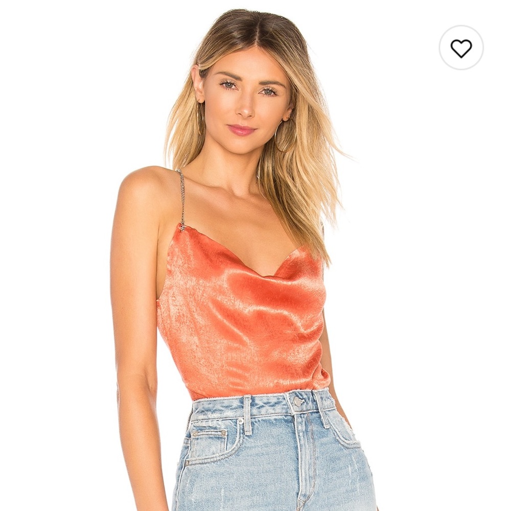 By the way. silky chain tank top